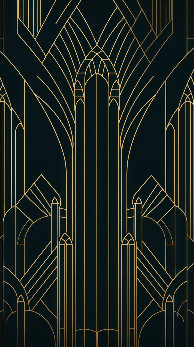 Art Deco Phone Wallpaper Image. Free