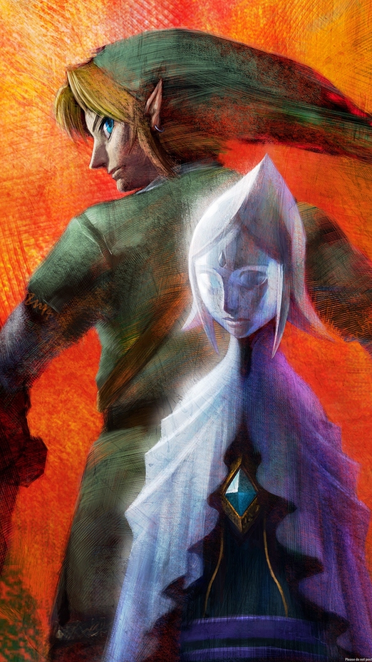Of Zelda: Skyward Sword Phone Wallpaper