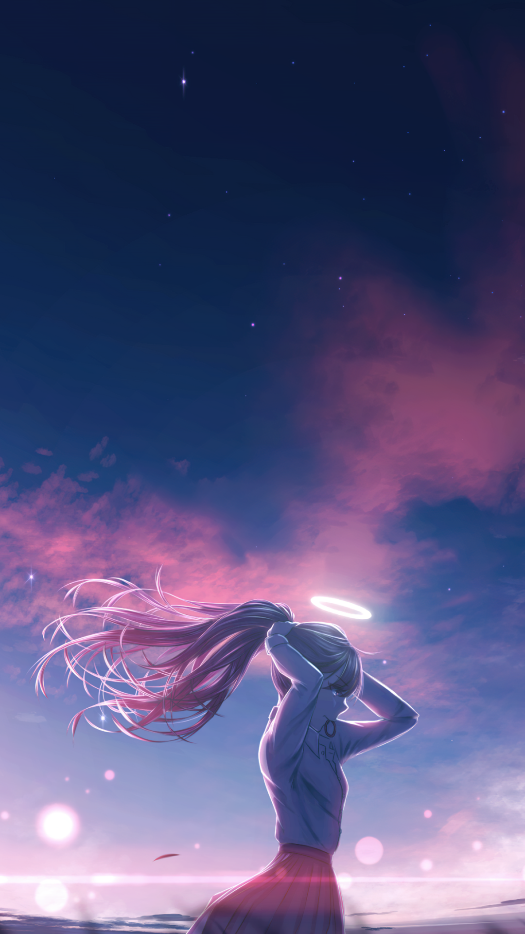 Original Wallpaper 4K, Anime girl, Dream