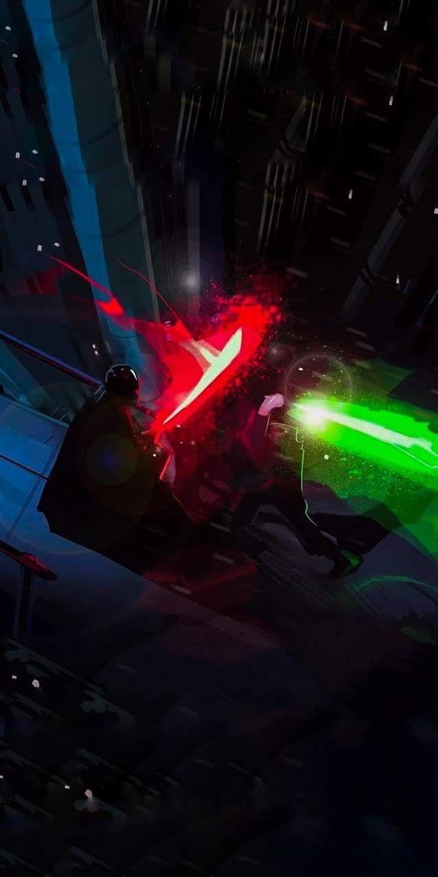 iOS 17 Star Wars themed Lock Screen