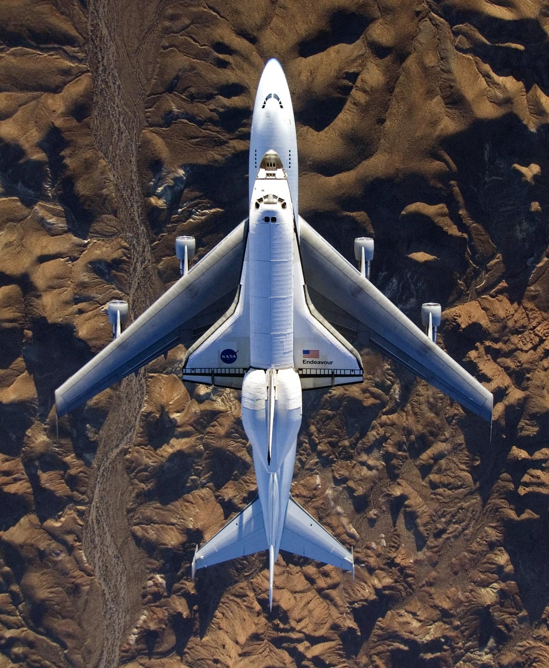 NASA's modified Boeing 747 Shuttle