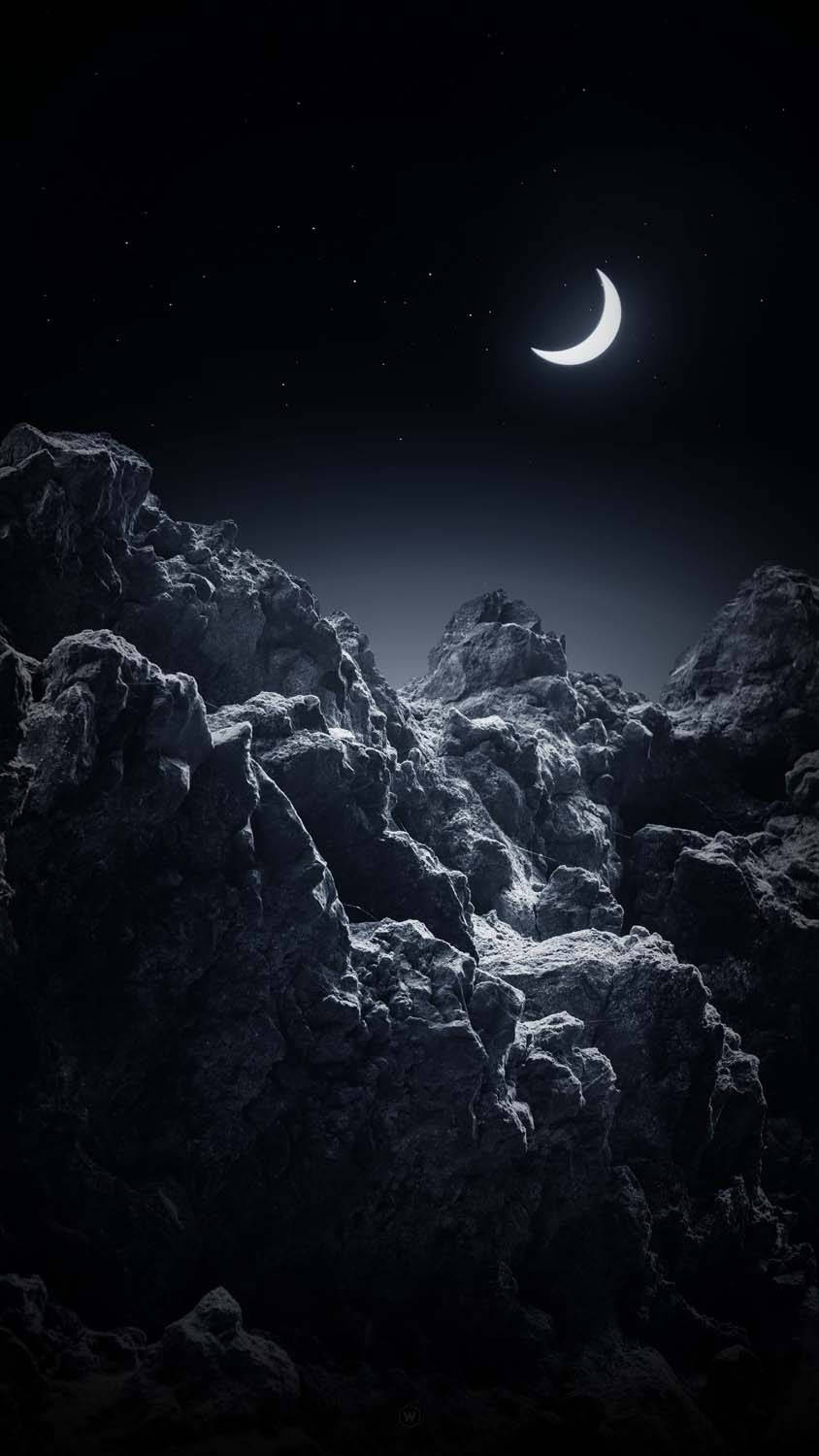 Mountain Ranges iPhone Dark Wallpaper