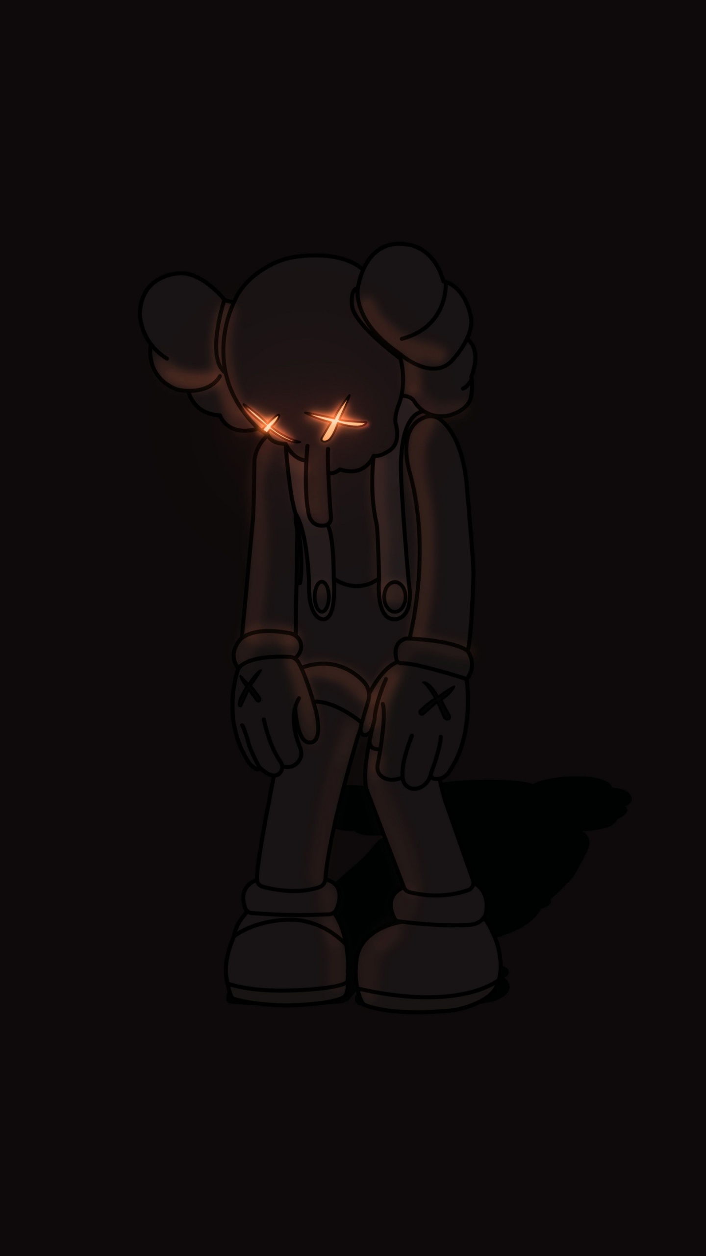 Kaws sad Wallpaper 4K, Kaws Companion