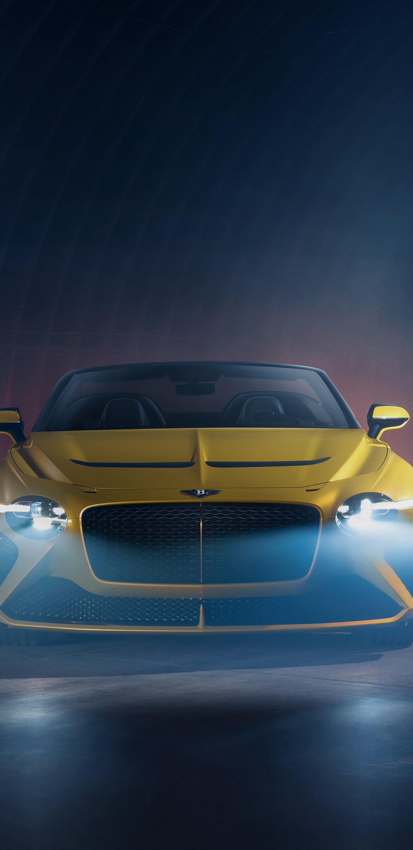 Yellow Car iPhone Wallpaper