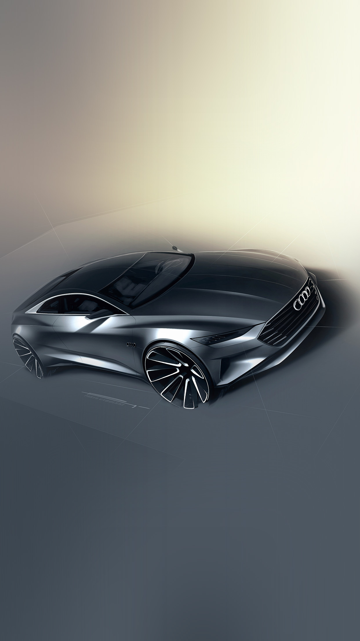 Audi Concept Car Illustration Art