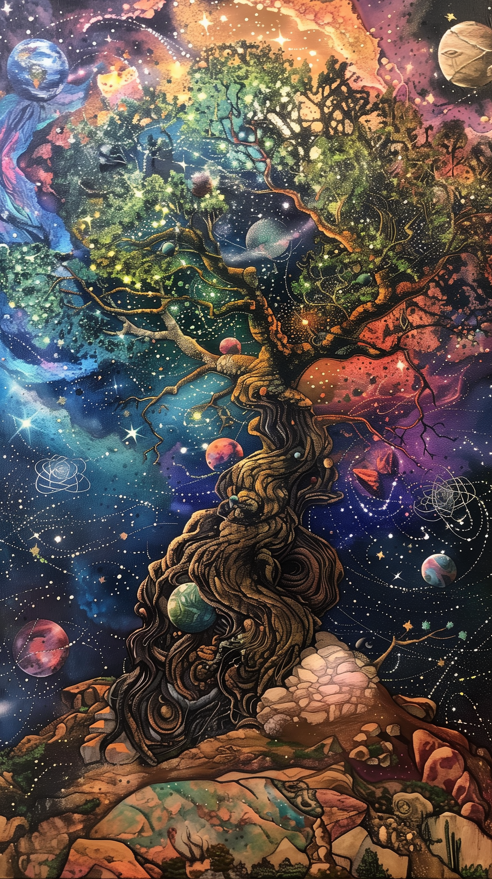 Yggdrasil Wallpaper, Phone