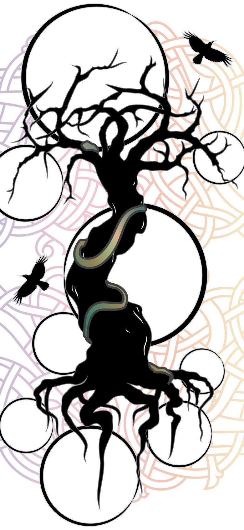 Yggdrasil Phone Wallpaper Simple