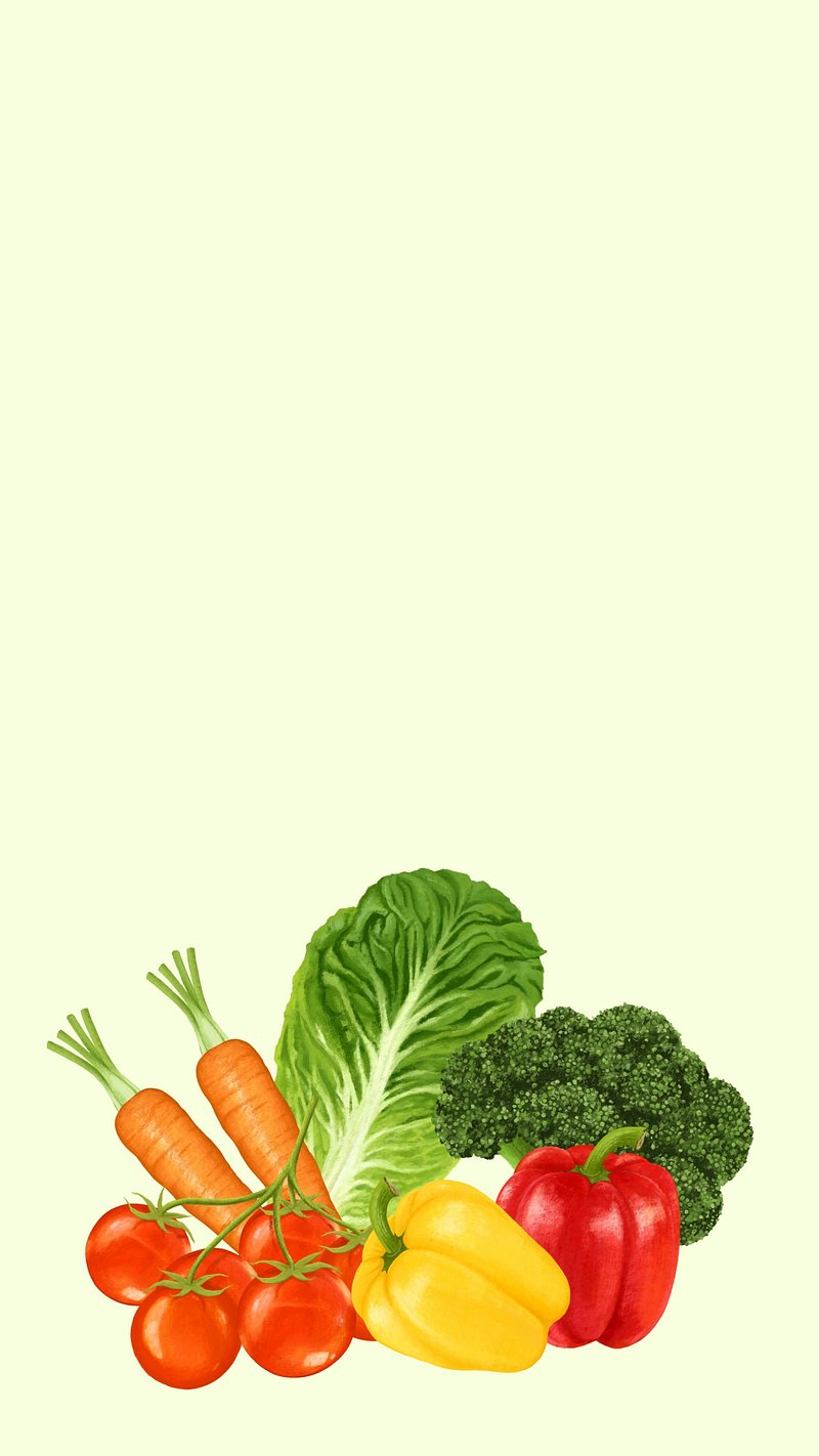 Vegetable digital paint iPhone