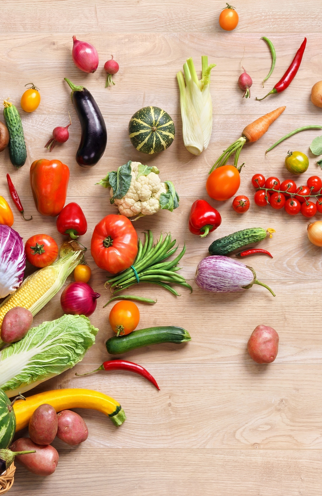 Download wallpaper 1280x2120 vegetables