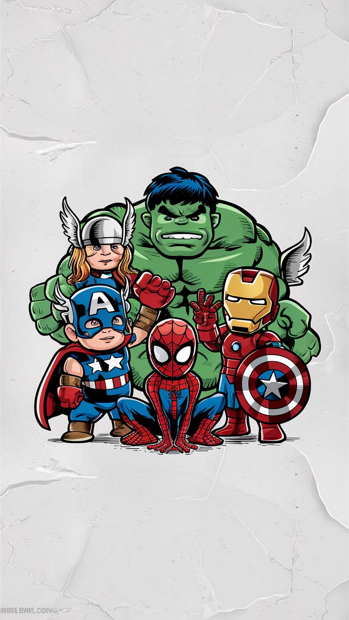 Fun and Funky: Comic Mobile Wallpaper