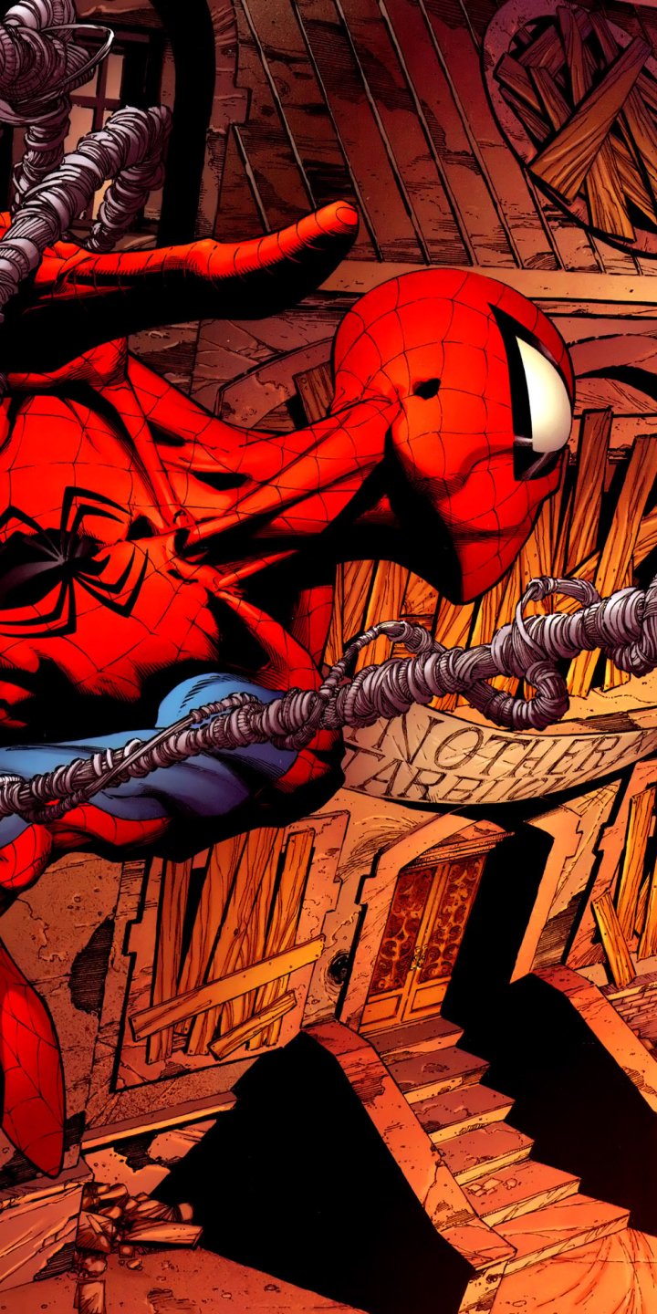 Comic Spider Man Phone Wallpaper