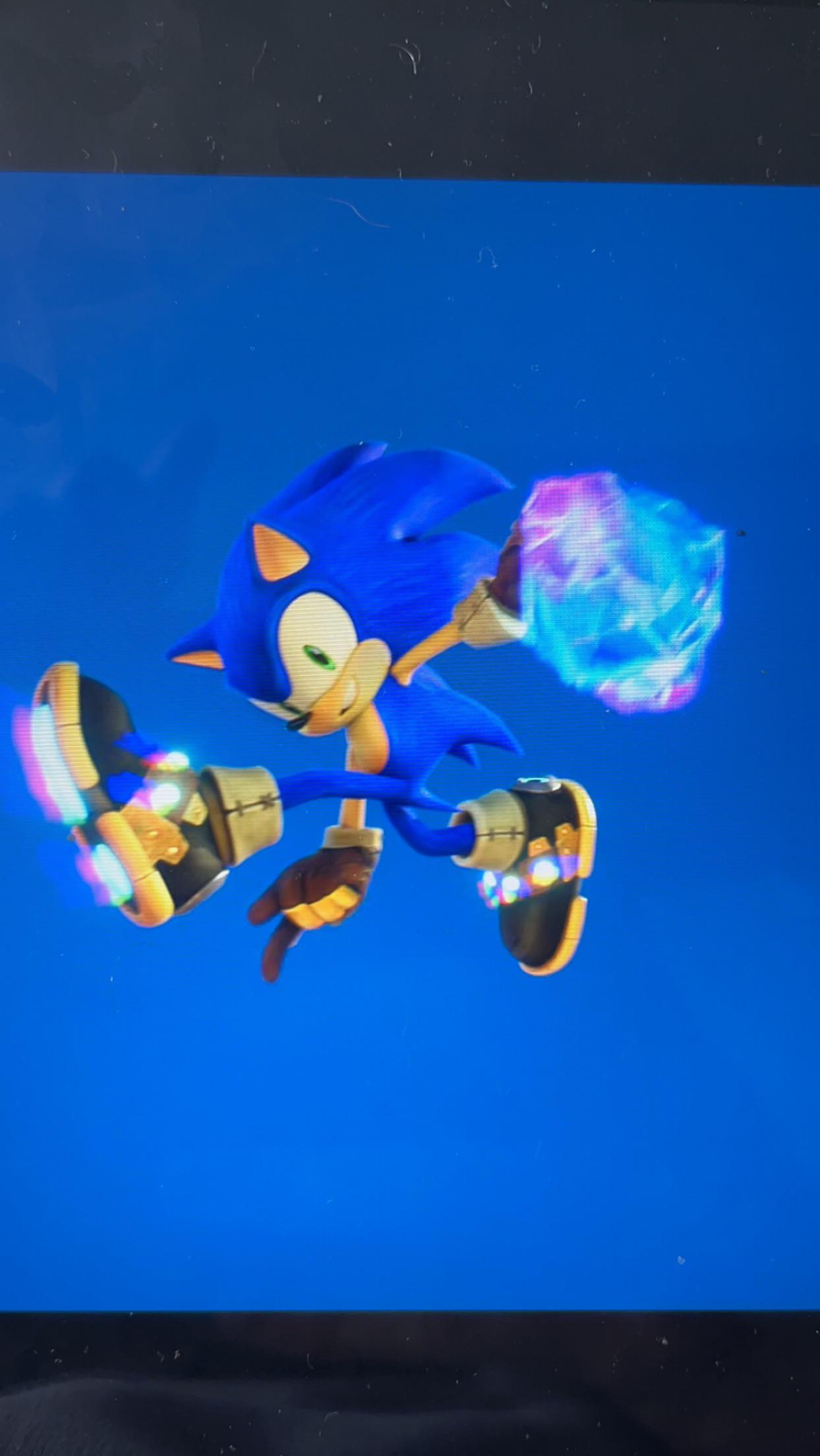 Sonic Prime references SA1 box art pose