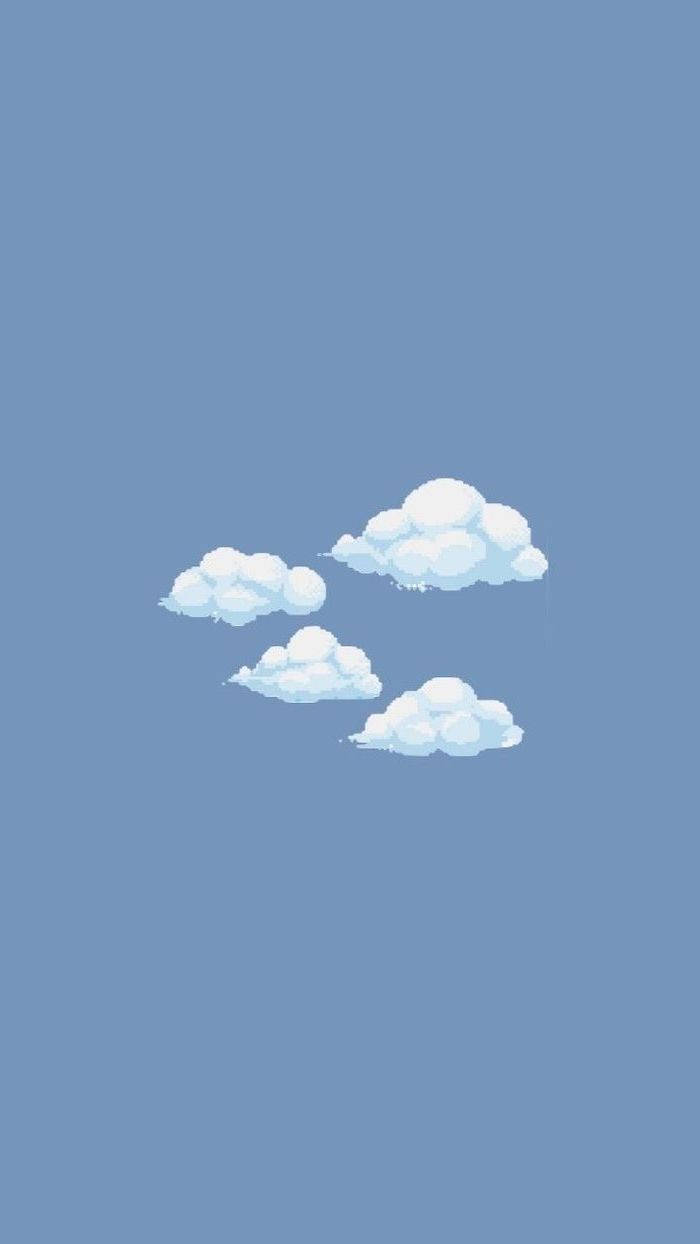 Download free Cute Blue Clouds Phone