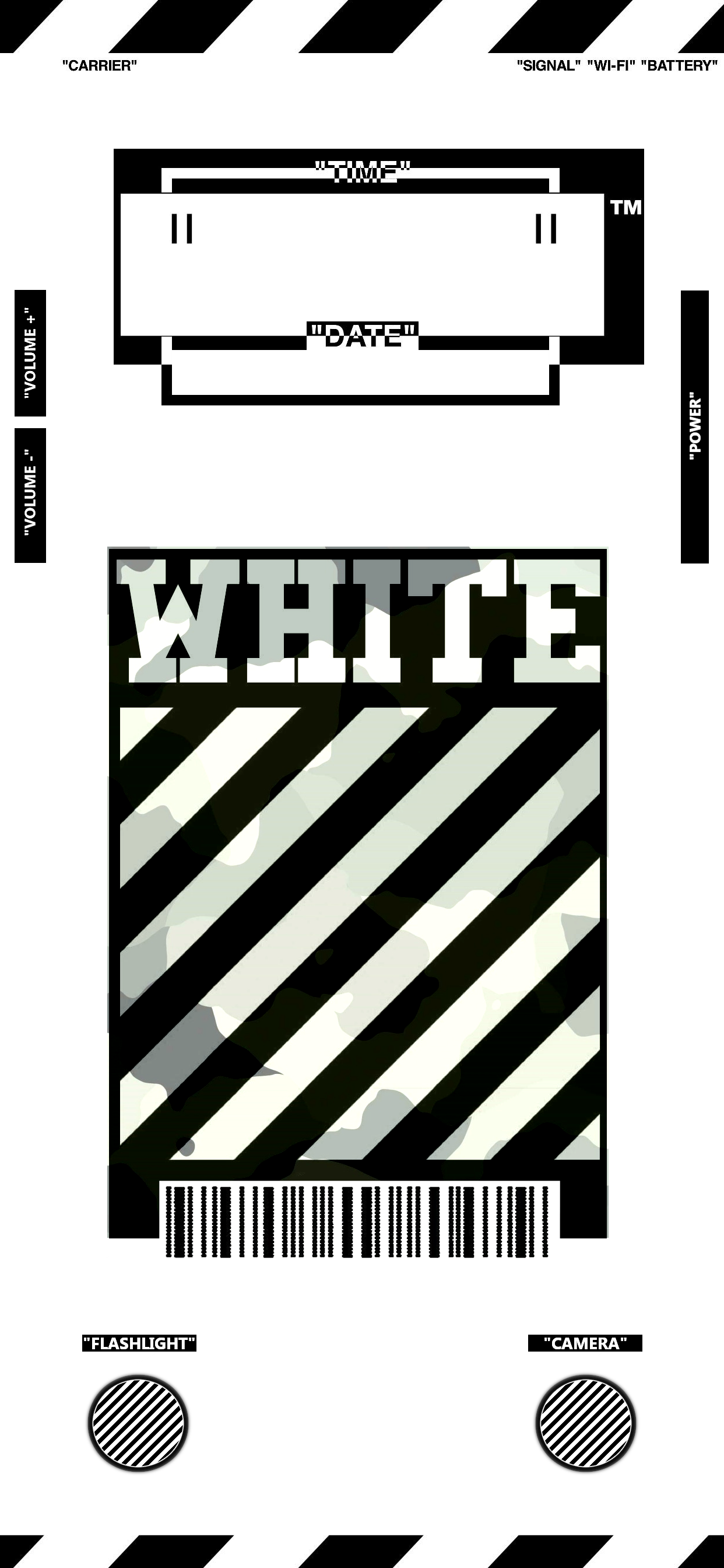 Custom Off White Wallpaper For IPhone