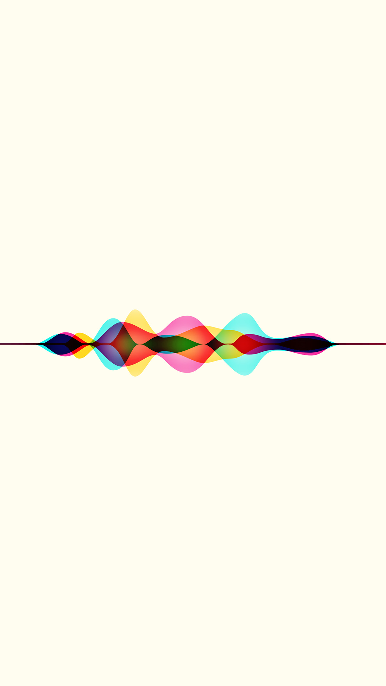 Siri Dark Rainbow Black Art Apple