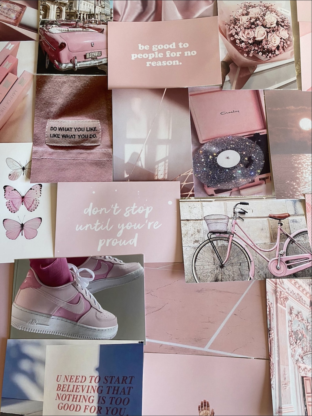 Pink Photo Collage Kit 50 Pc