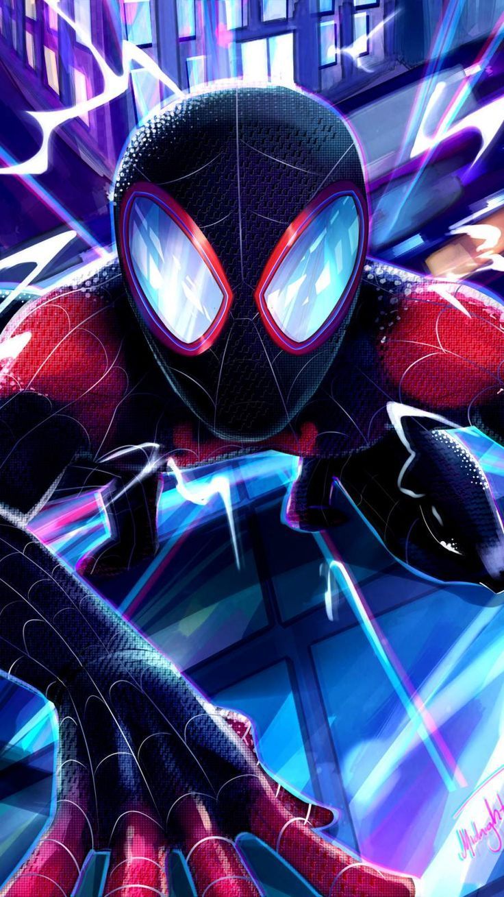 Miles Morales Spiderman iPhone
