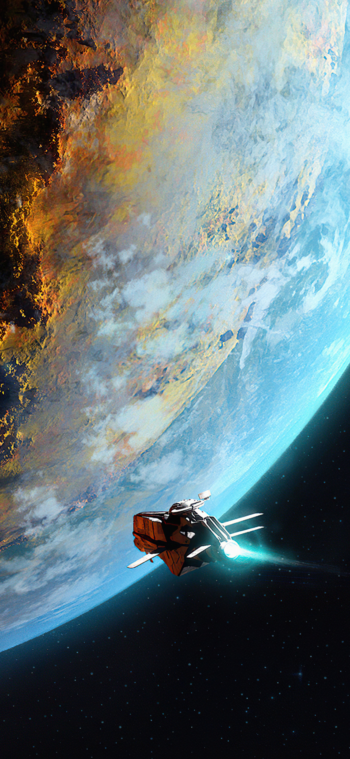 Deep Space Scout Ship 4k