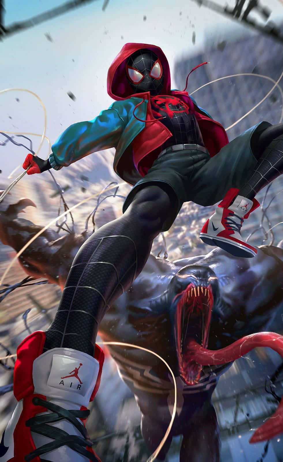 Miles Morales iPhone Wallpaper