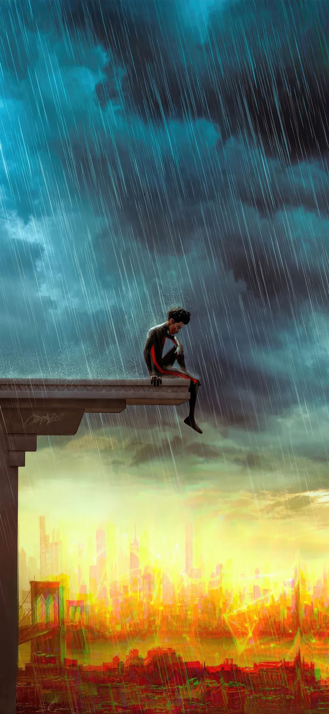 miles morales iPhone Wallpaper