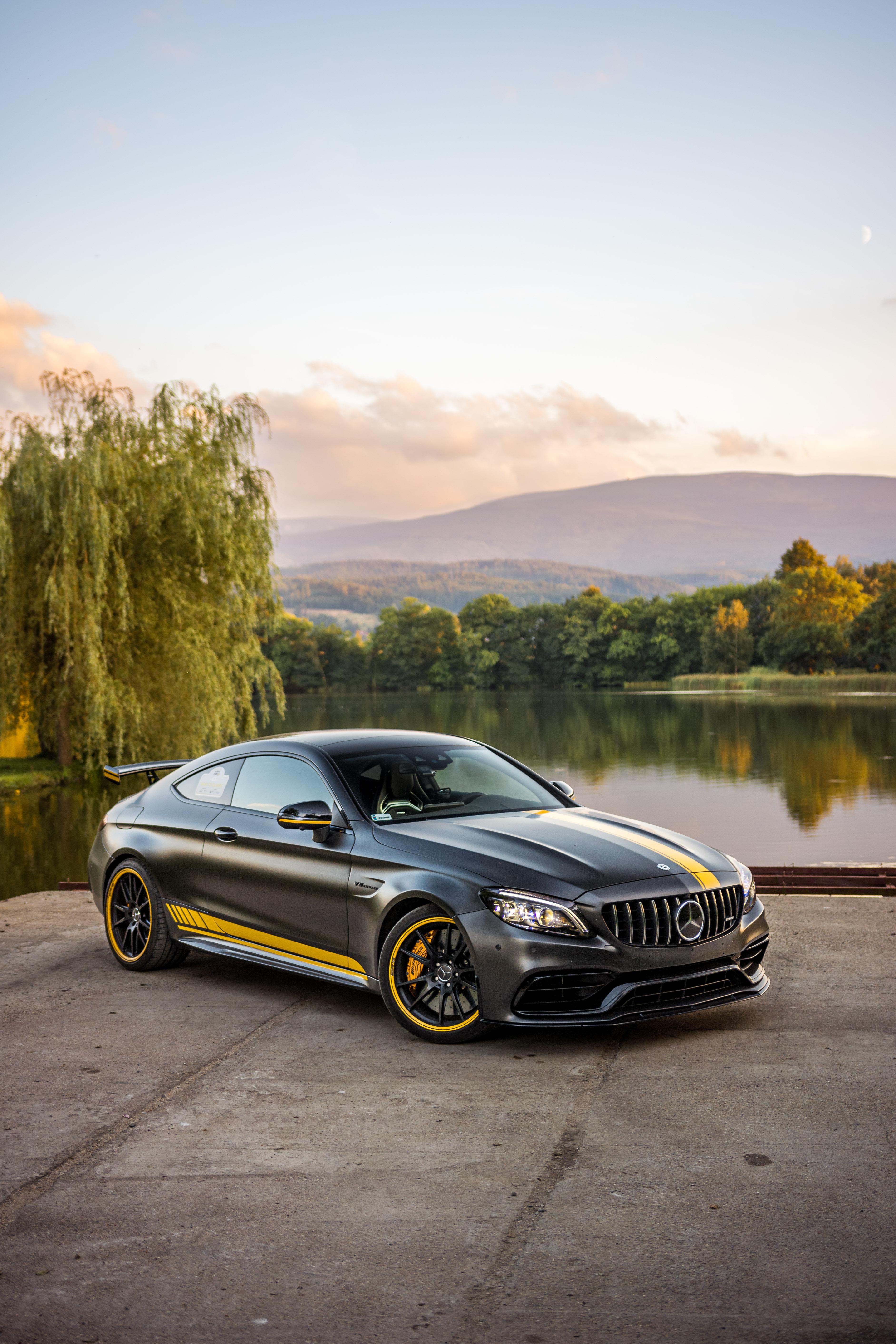 Mercedes C63S AMG in some nice scenery