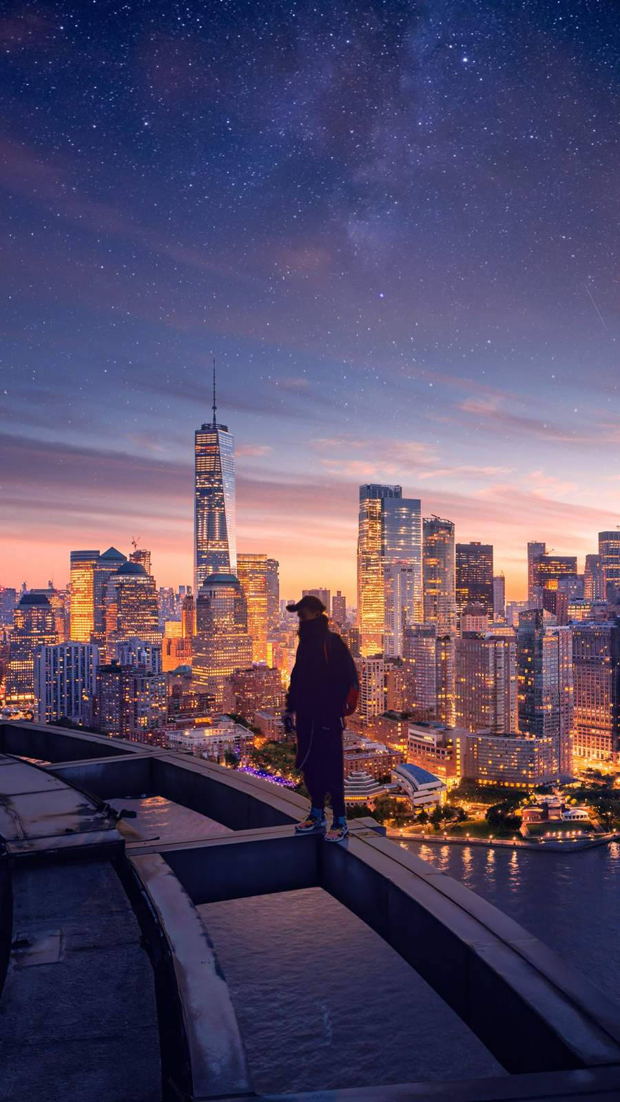 skyline from an iPhone Wallpaper