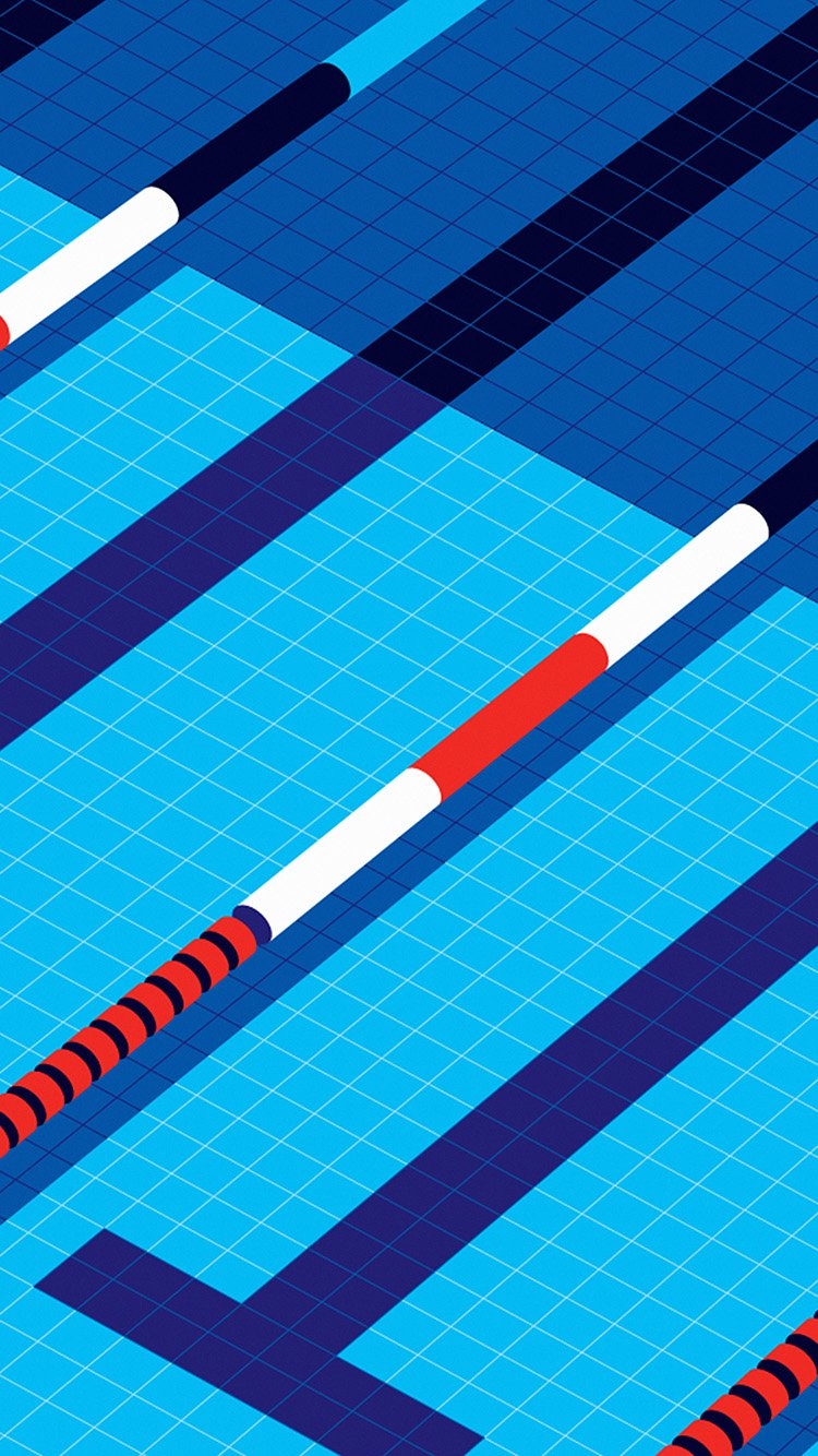 Minimal Art Malikafavre Swim Blue