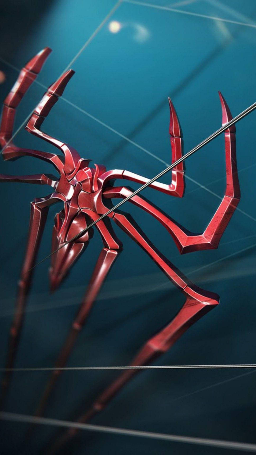 Red Spider Man Logo New Phone Wallpaper