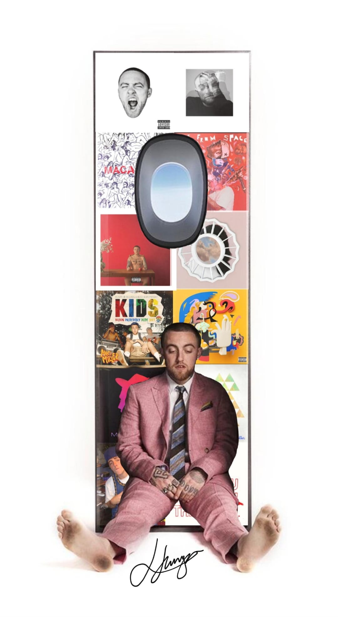mac miller phone wallpaper very new