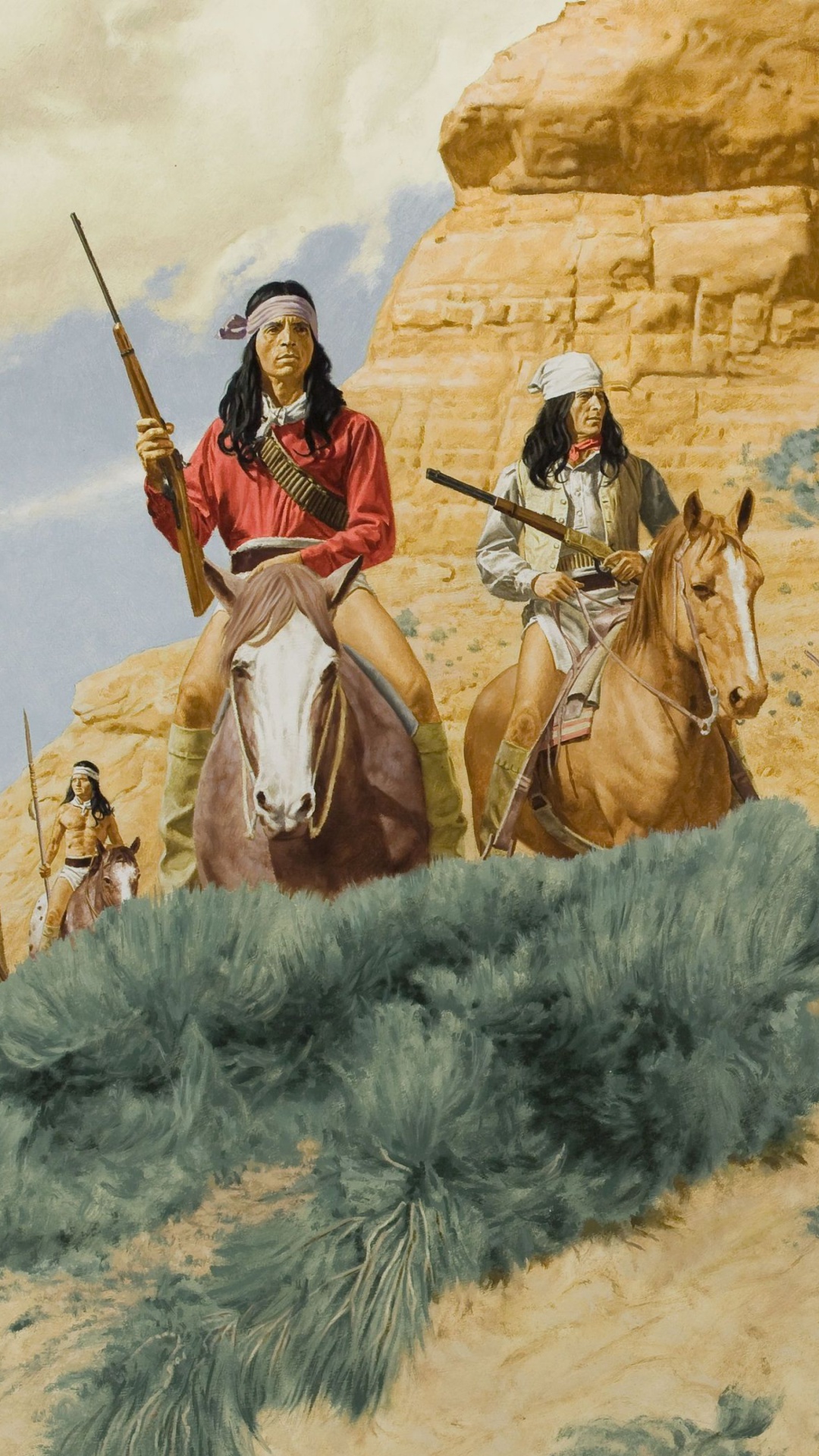 Native American Indians Riders