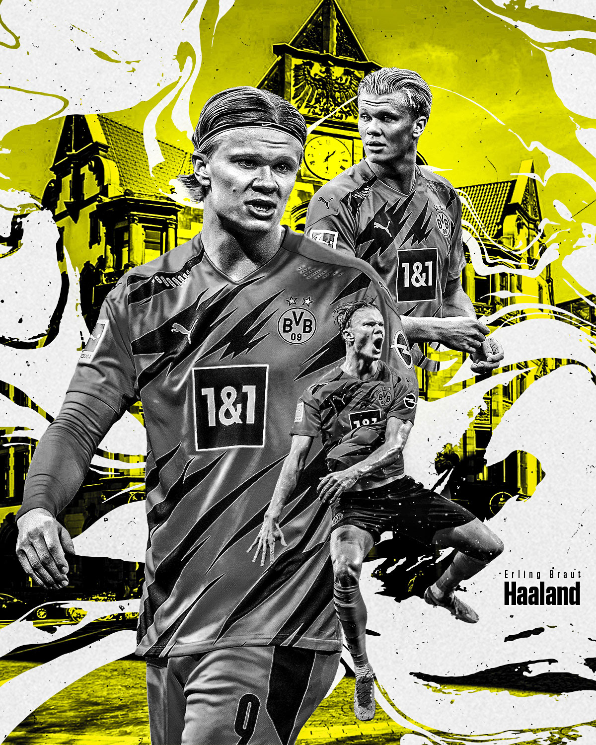 Erling Haaland Borussia Dortmund Wallpaper