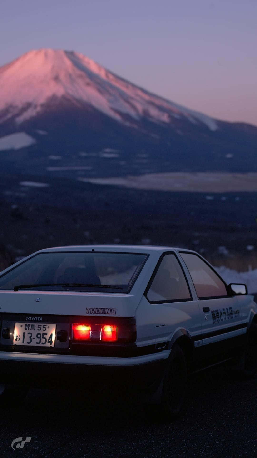 Download Initial D Racing Car Anime Phone Wallpaper