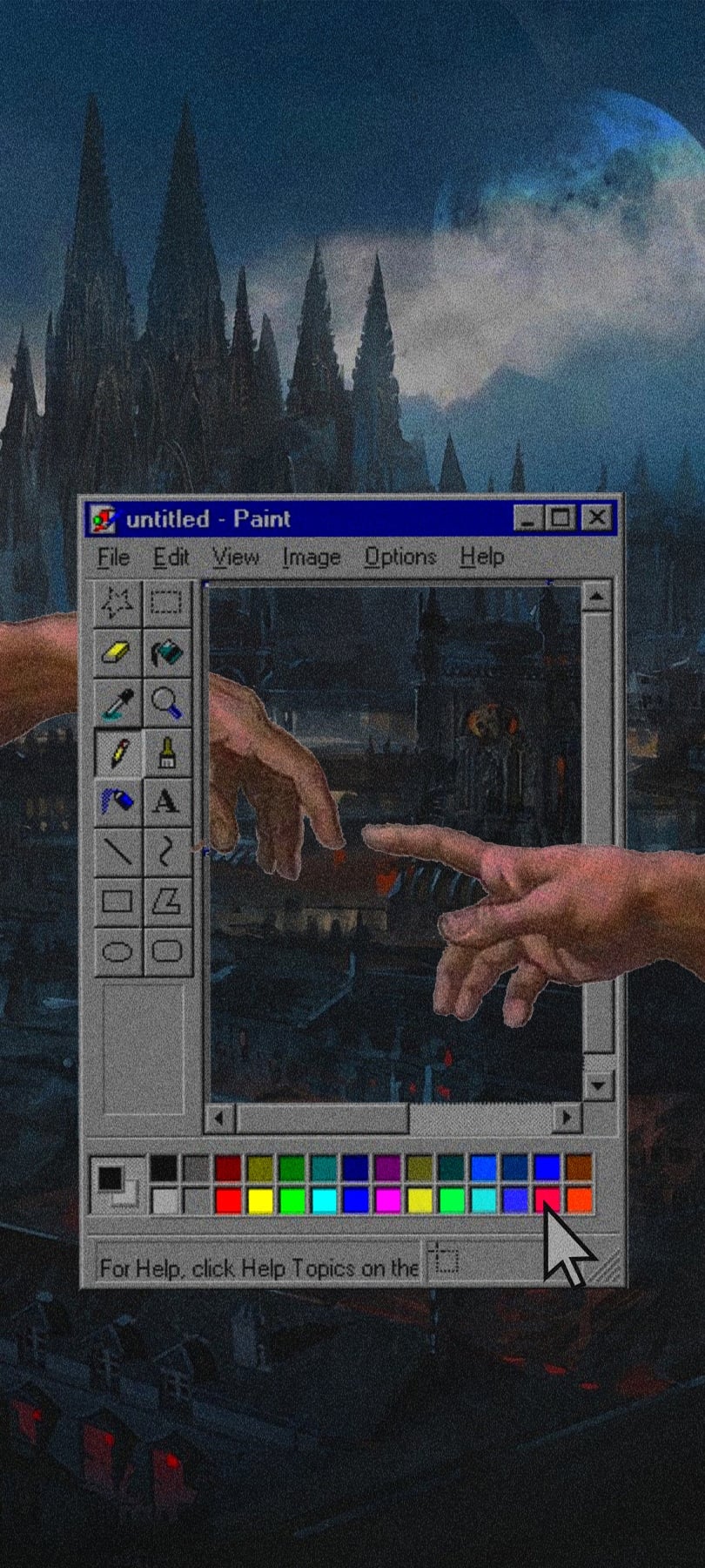 My Bloodborne / retro aesthetic phone