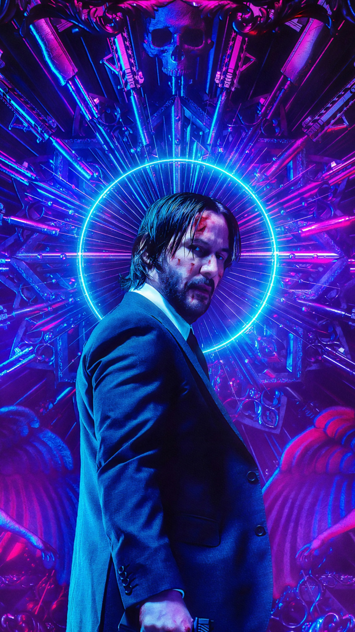 Parabellum Wallpaper 4K, Keanu Reeves, 2019