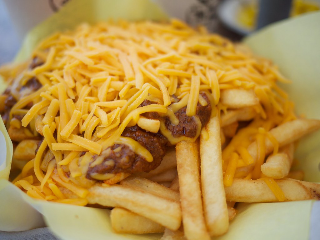 Chili Cheese Fries from the Hat