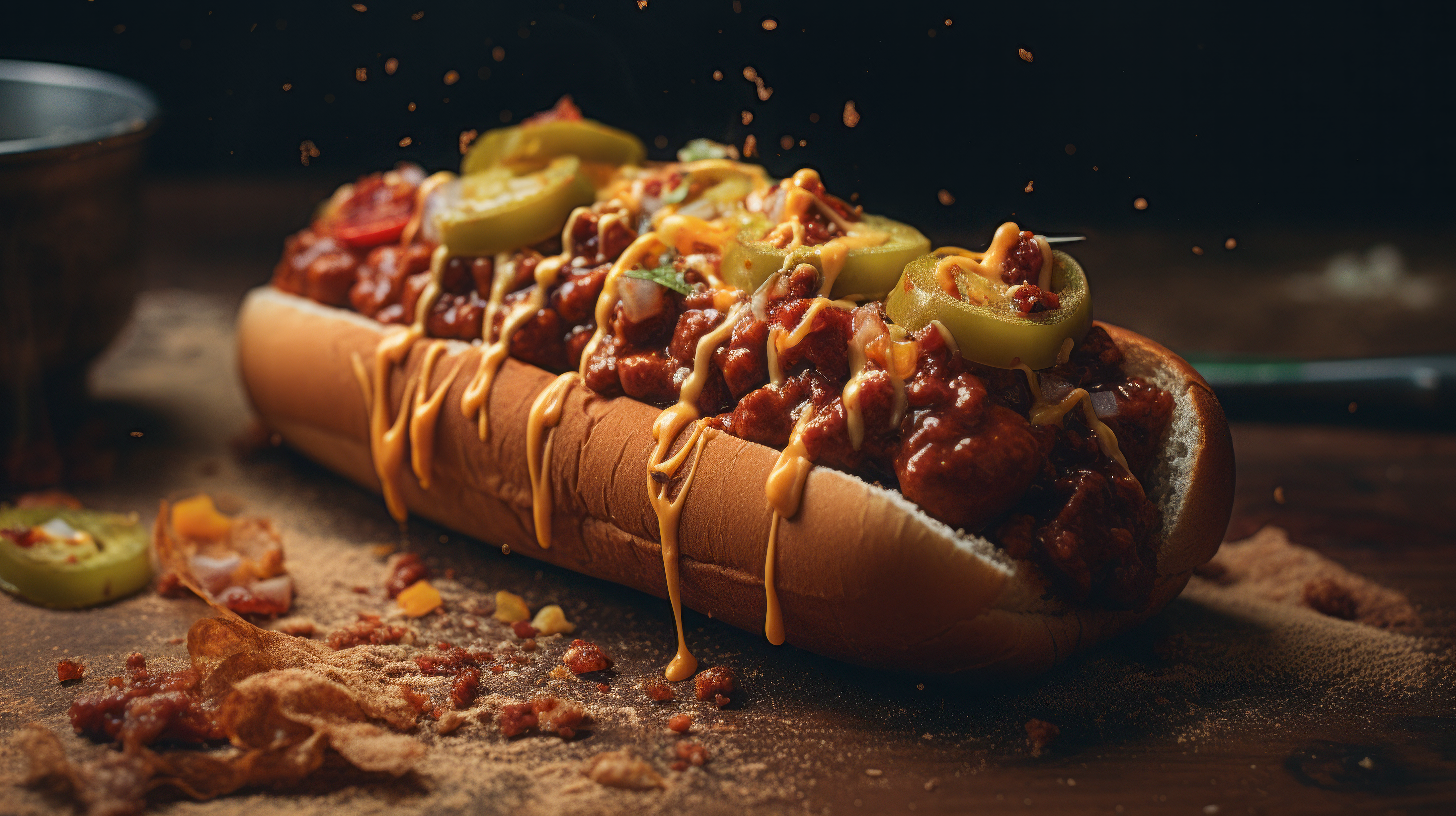 Chili Cheese Hot Dog HD Wallpaper