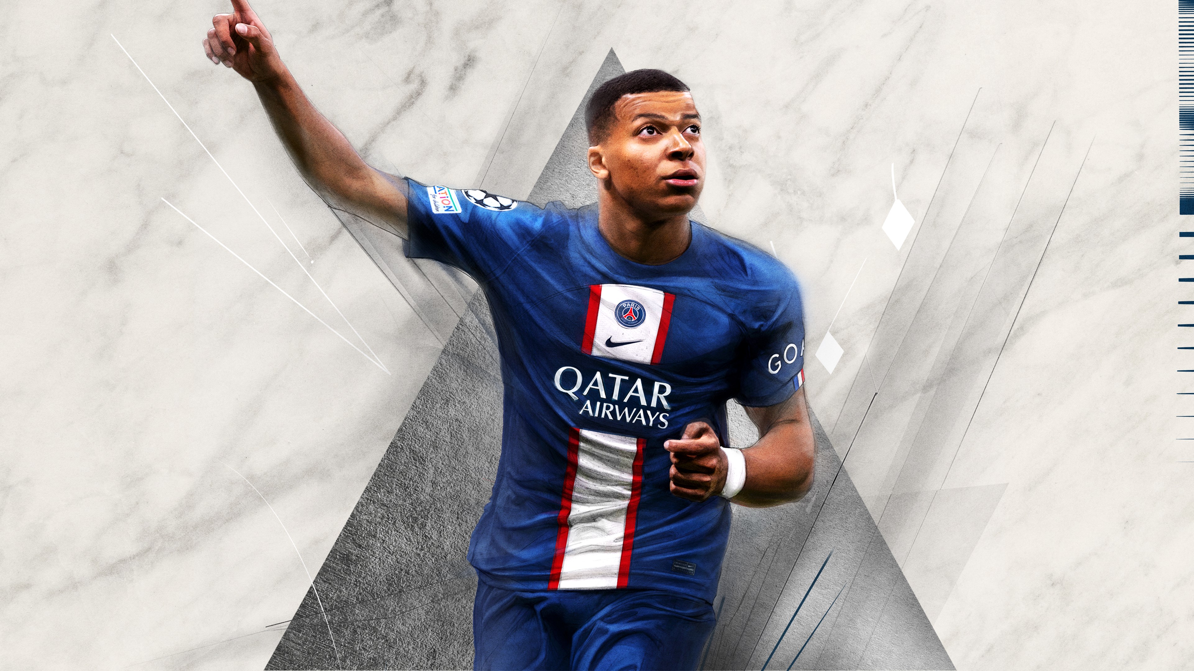Kylian Mbappé FIFA 23 4K Ultra HD Gaming Wallpaperx2160