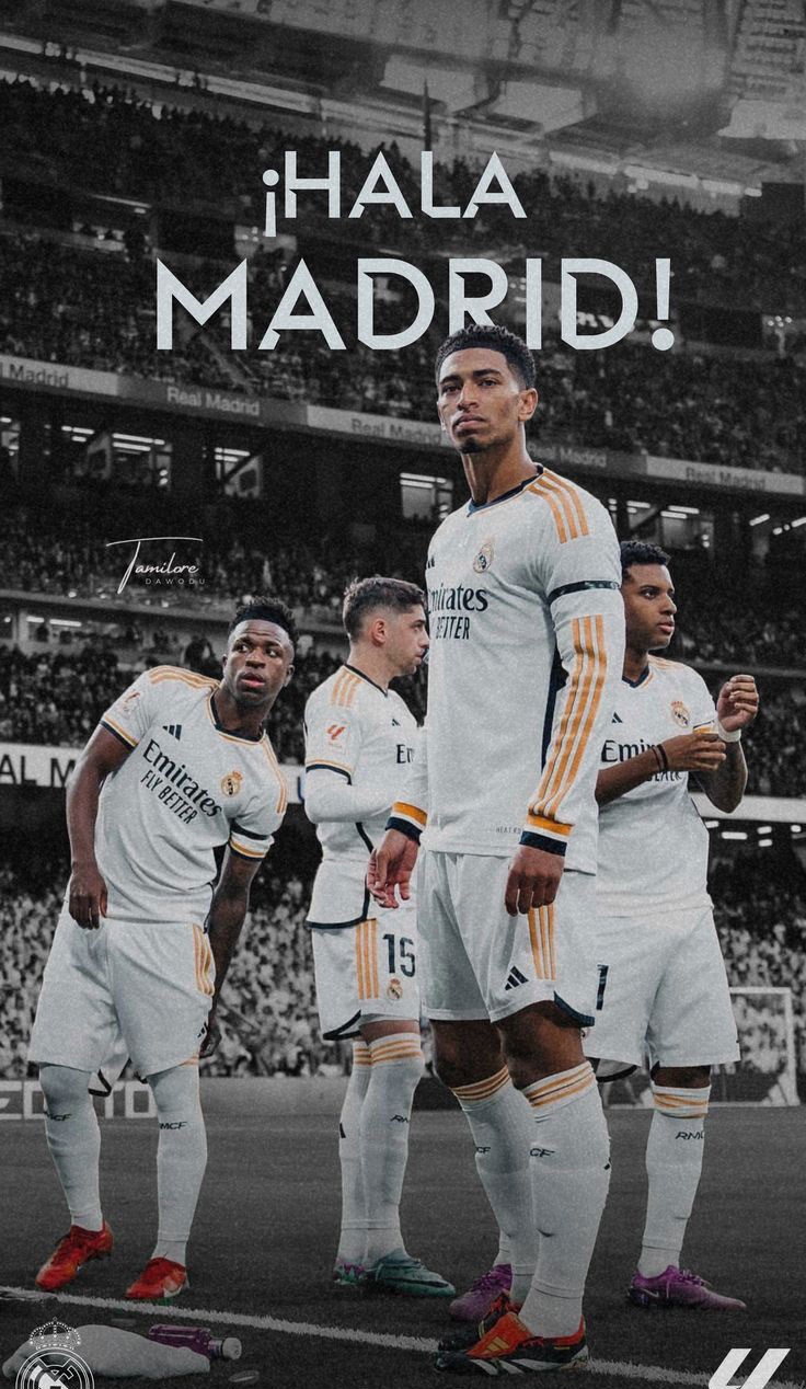 Jude Bellingham Hala Madrid HD Wallpaper
