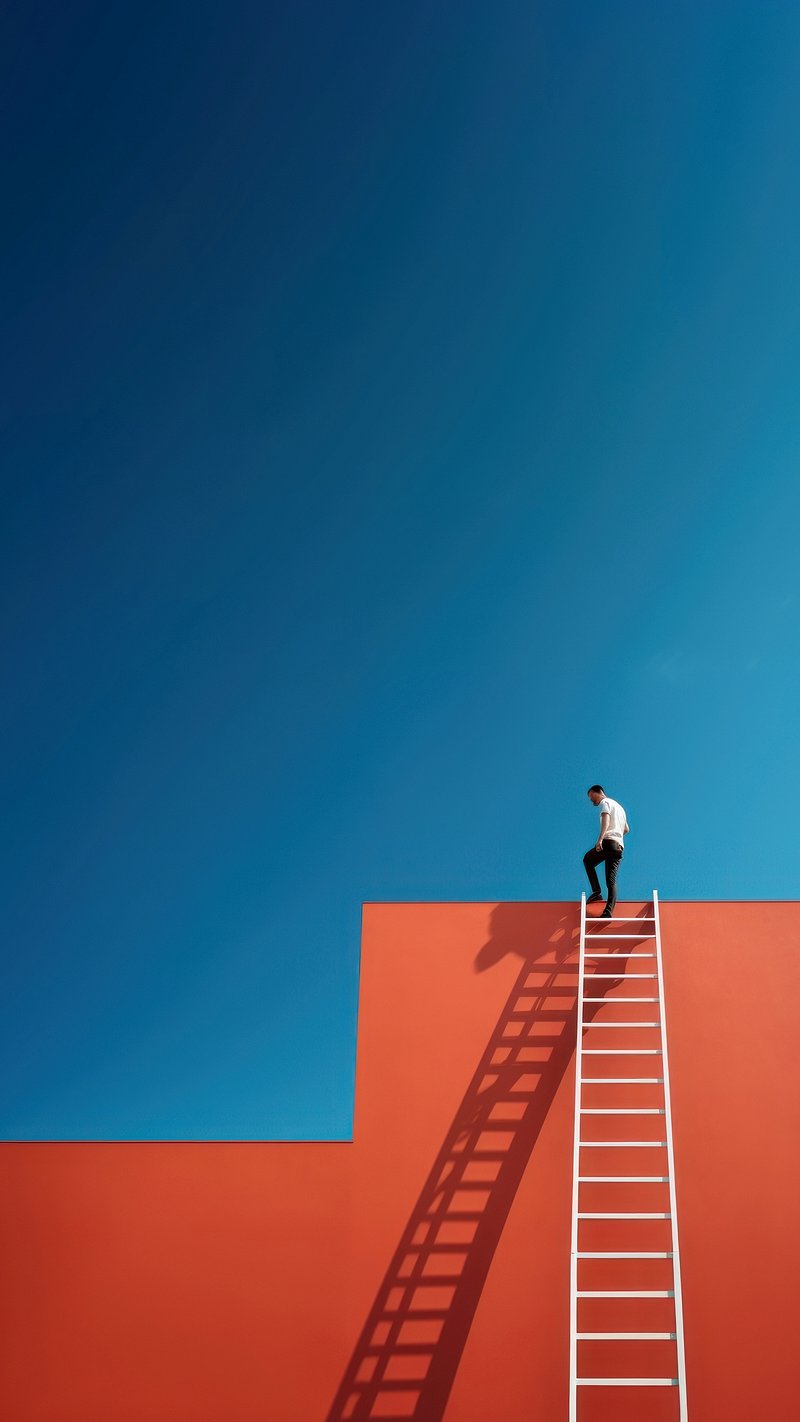 Person Climbing Stairs Image. Free