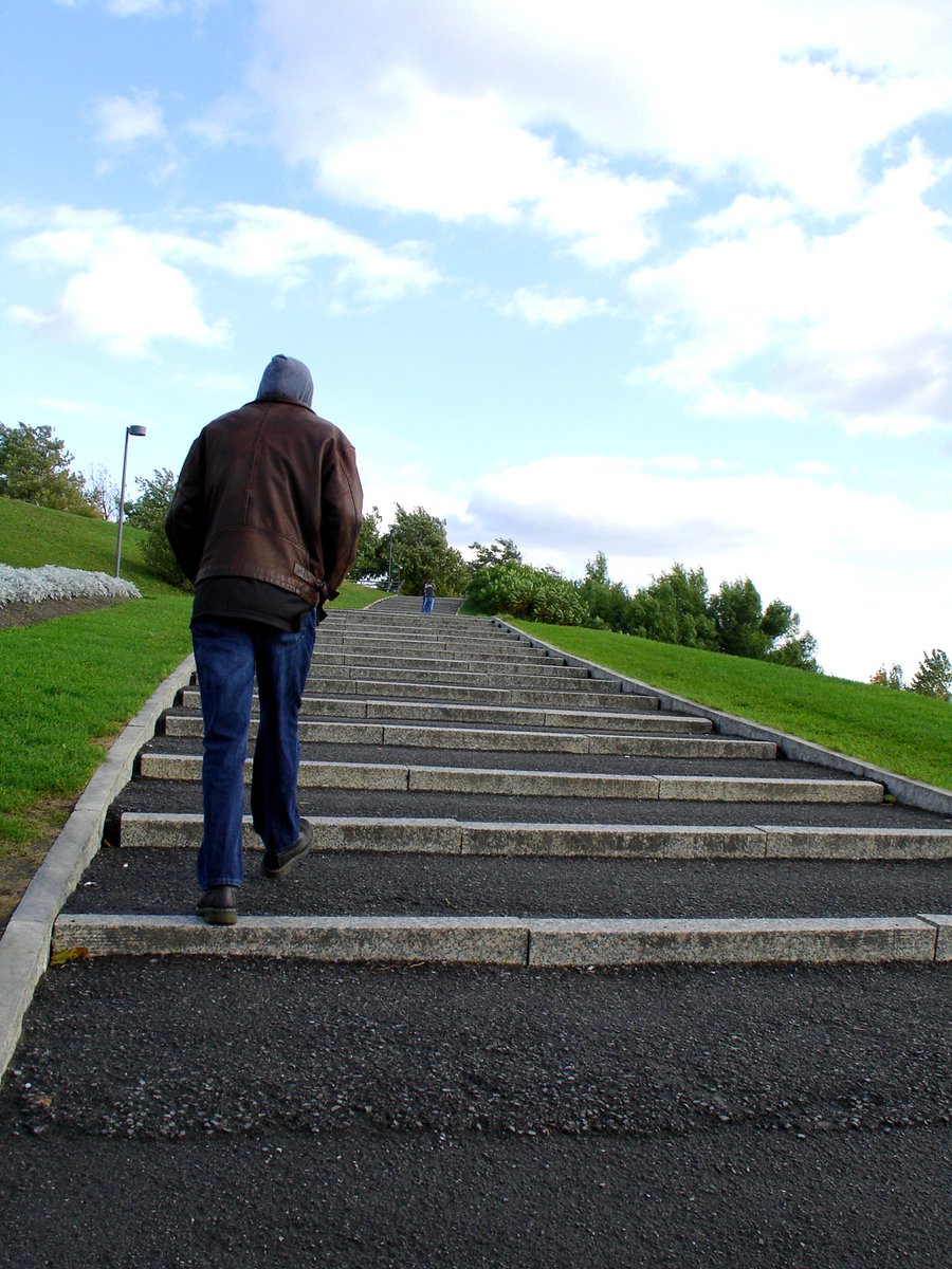 Climbing Stairs Free Photo Download