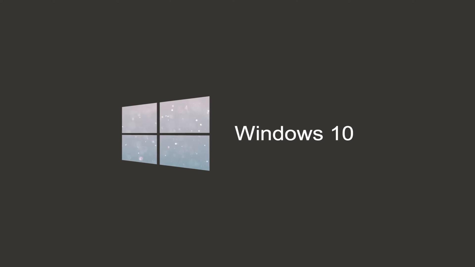 Windows 10 Winter Logo Live Wallpaper
