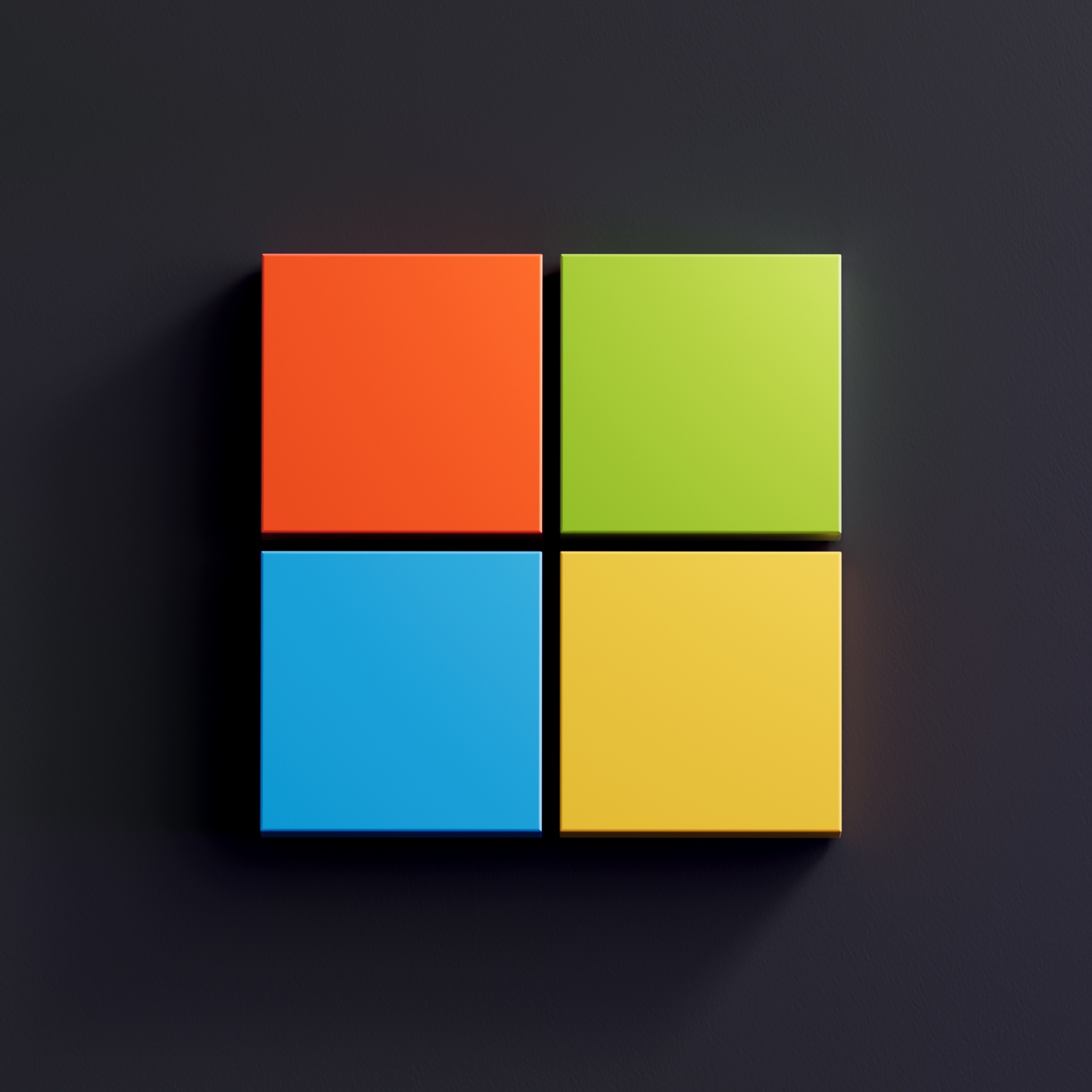 Windows logo Wallpaper 4K, Dark