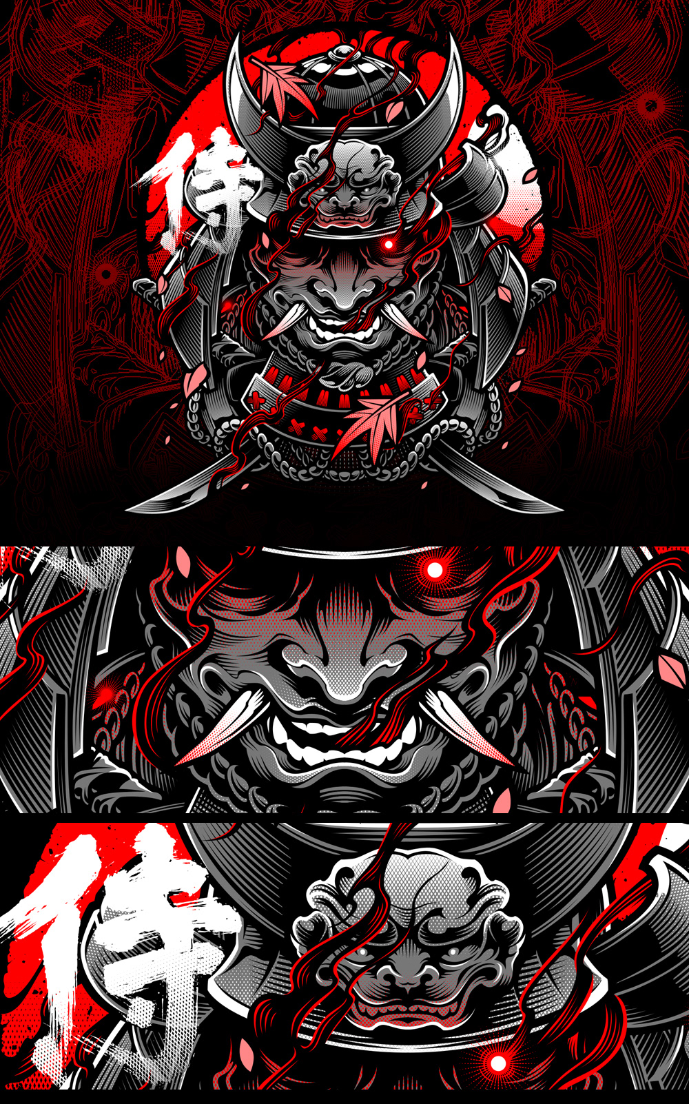 SAMURAI VECTOR. Image - Behance