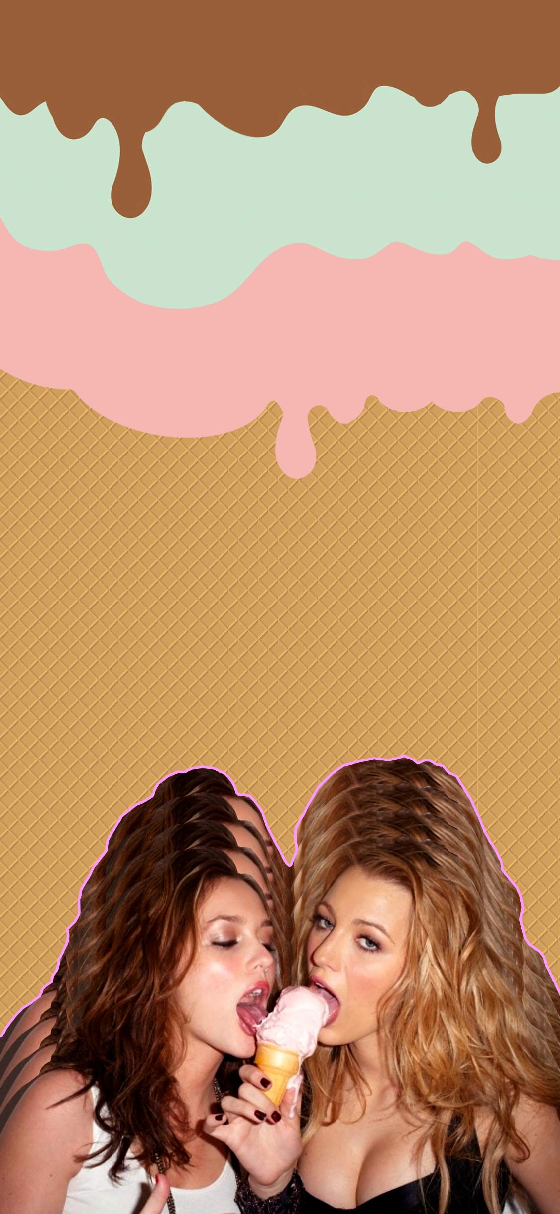 mobile phone wallpaper and lock screen