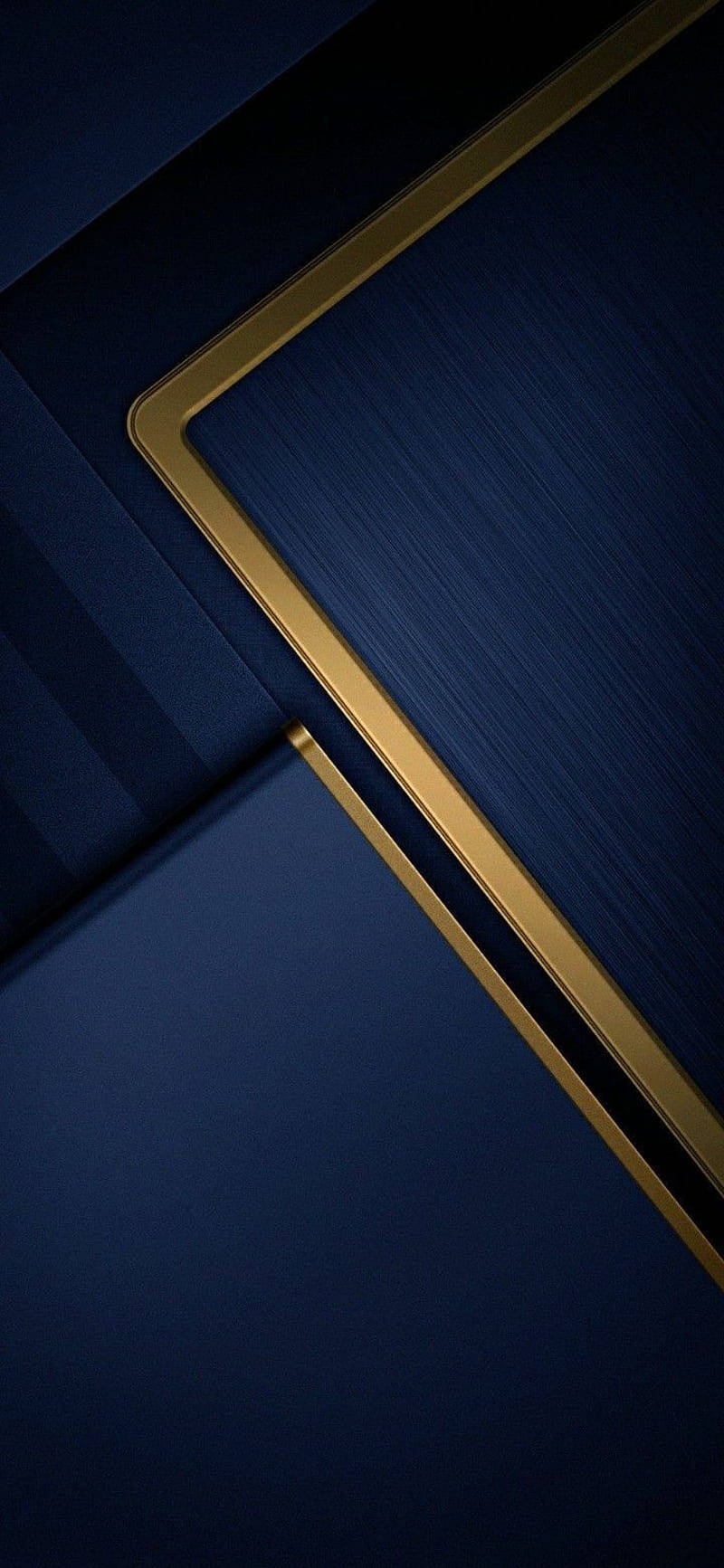 Download Blue And Gold Frames Wallpaper
