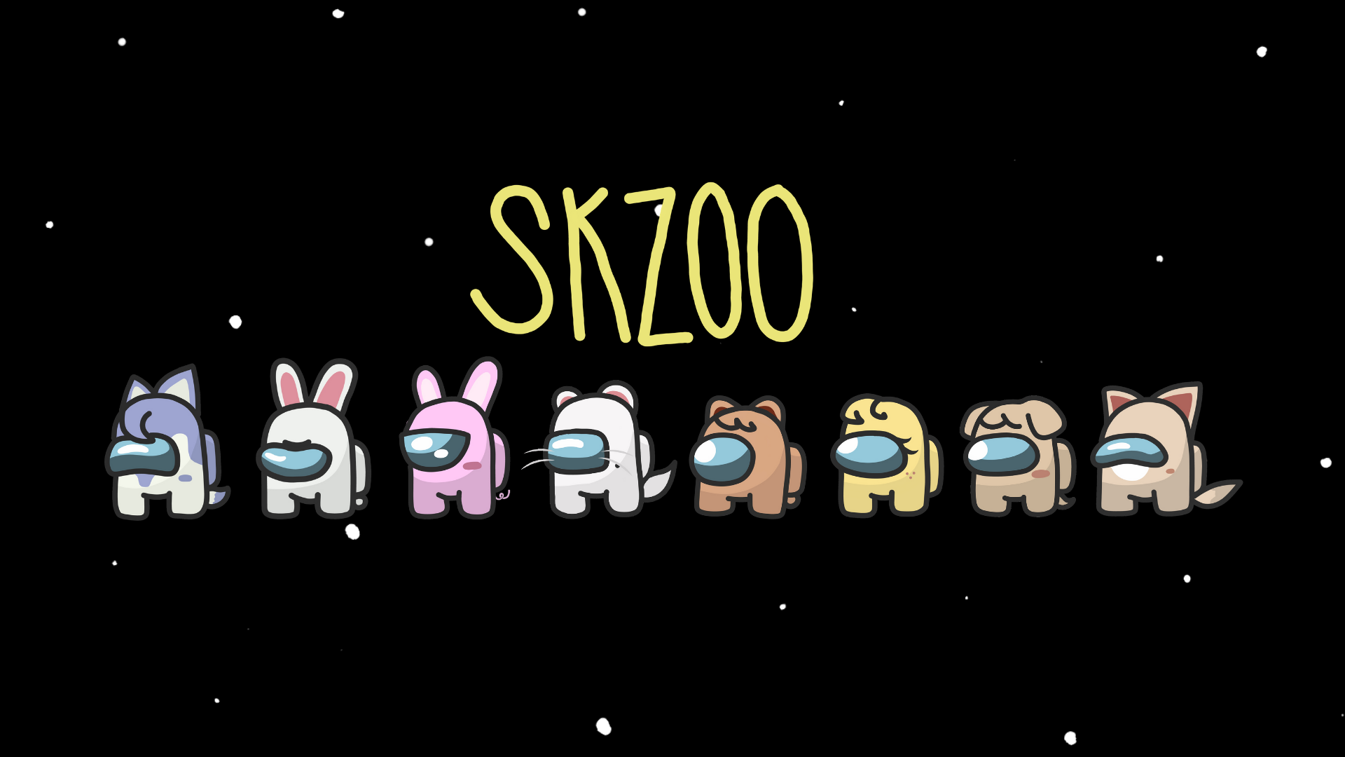 SKZOO as Among Us // Fanart