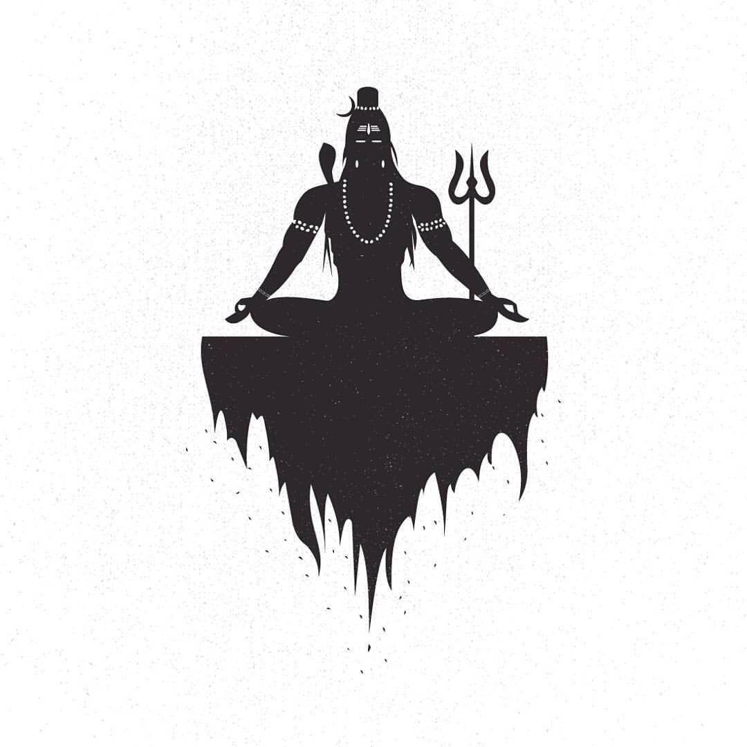 Download Mahadev Black And White