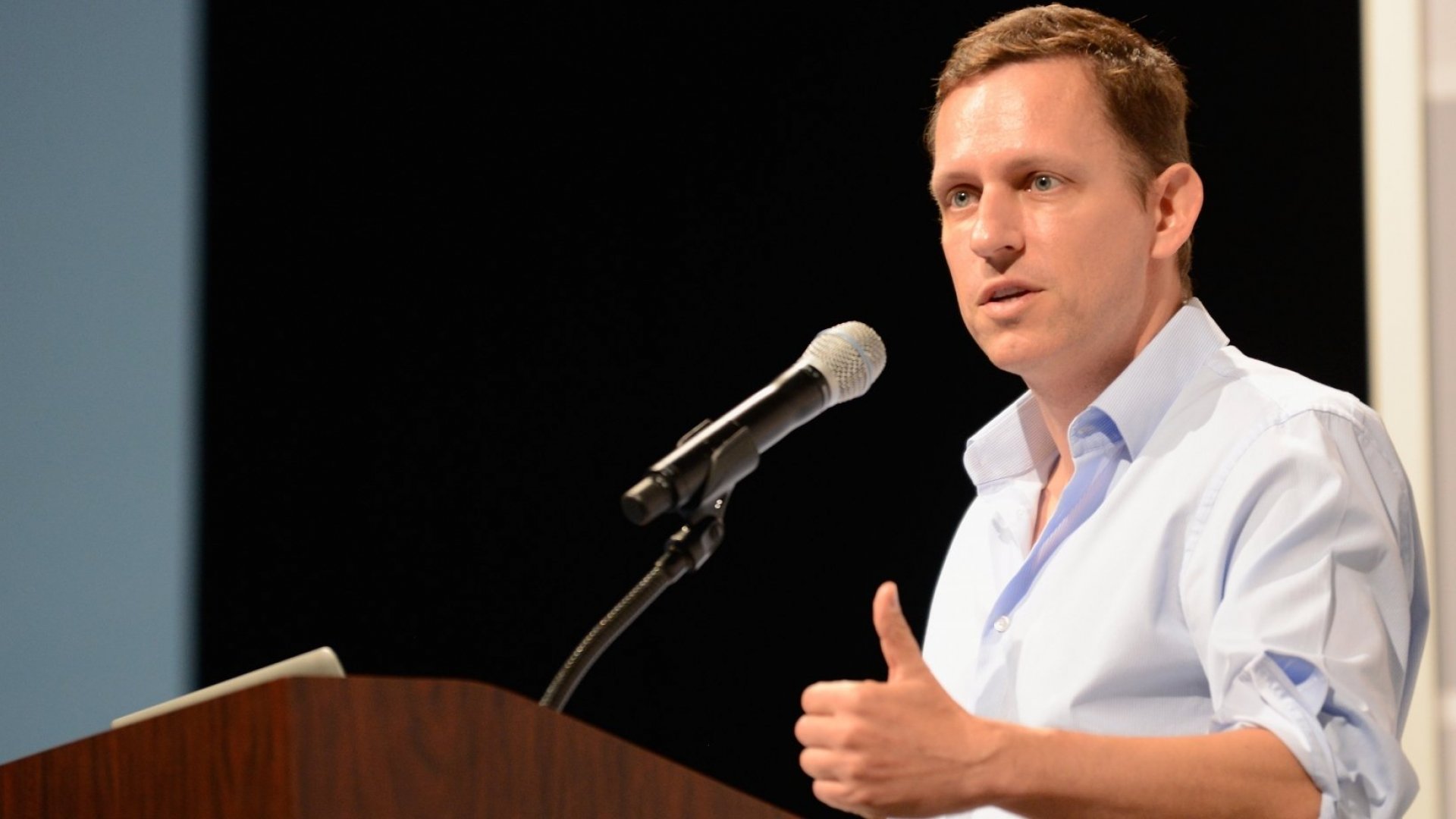 Peter Thiel Wants You to Get Angry