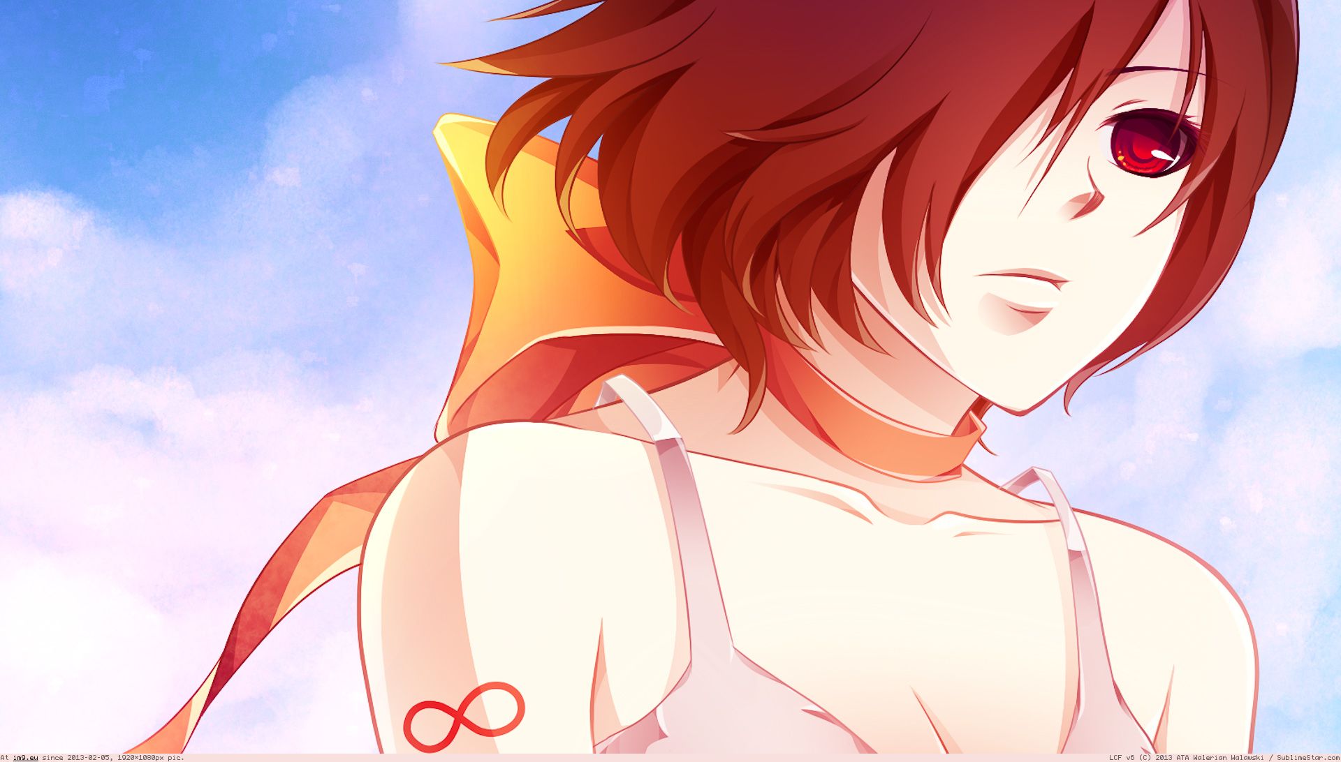 Pic. #Wallpaper #Anime #Red #Brown #Bow