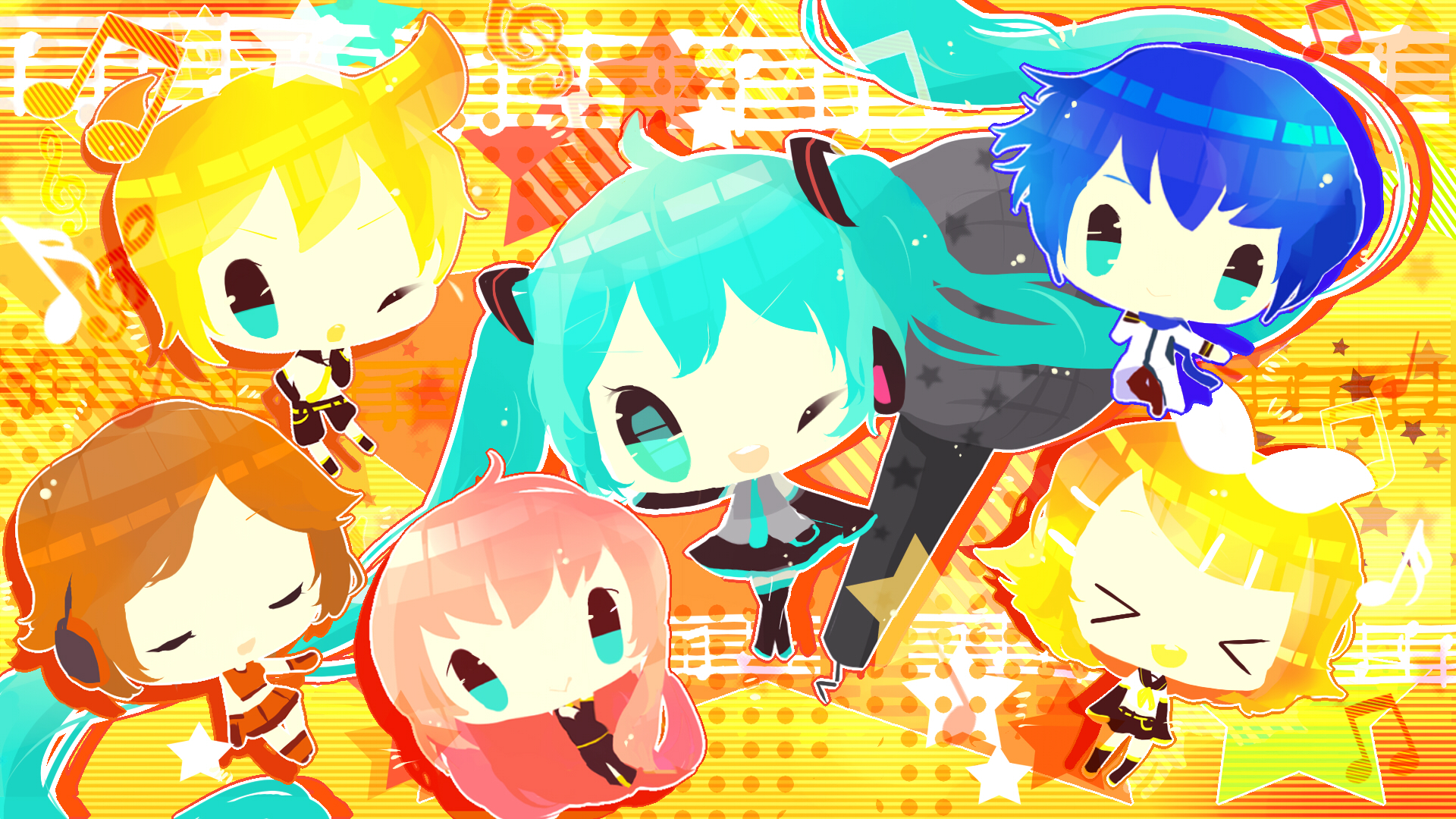 Hatsune Miku Kaito Vocaloid Len